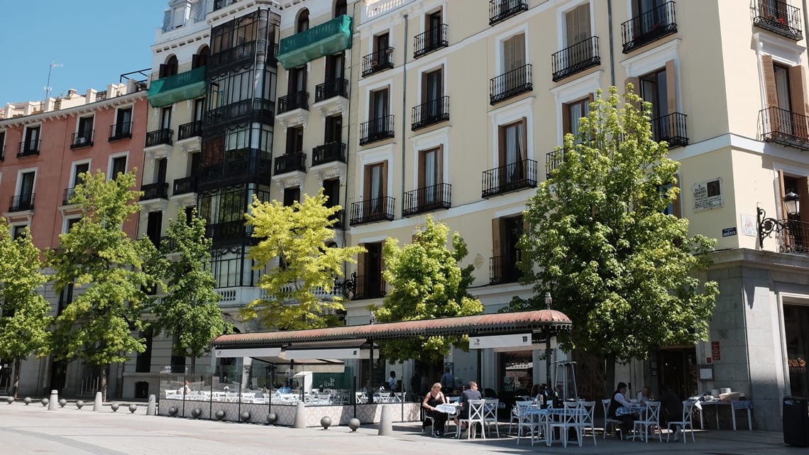 Cafe on Spanish street