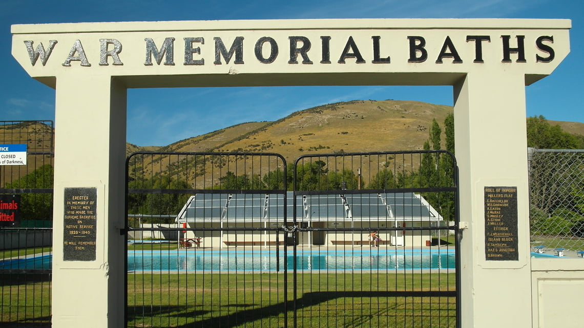 War memorial baths Millars Flat